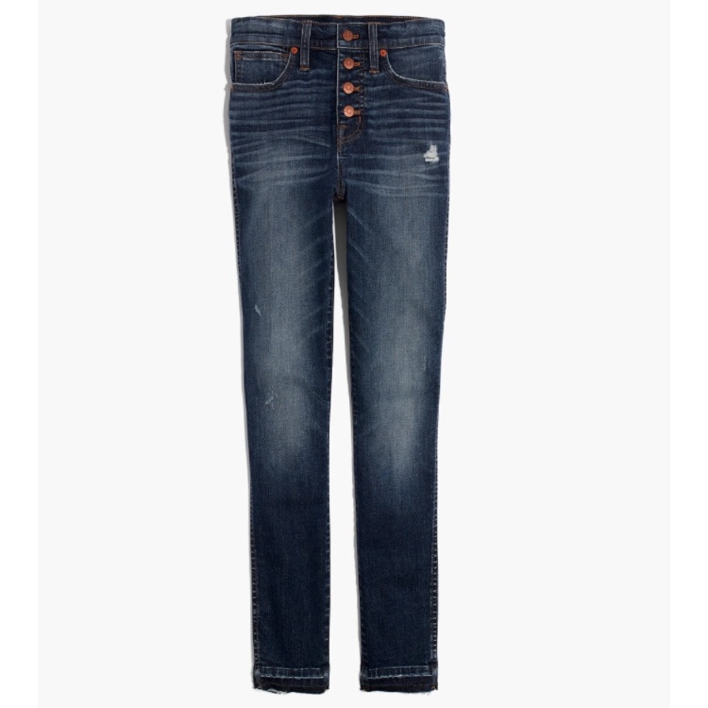 Madewell 10" High-Rise Skinny Jeans Drop-Hem